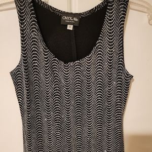 ONYX Nite Shimmer Sparkle Tank Size Small. VINTAGE